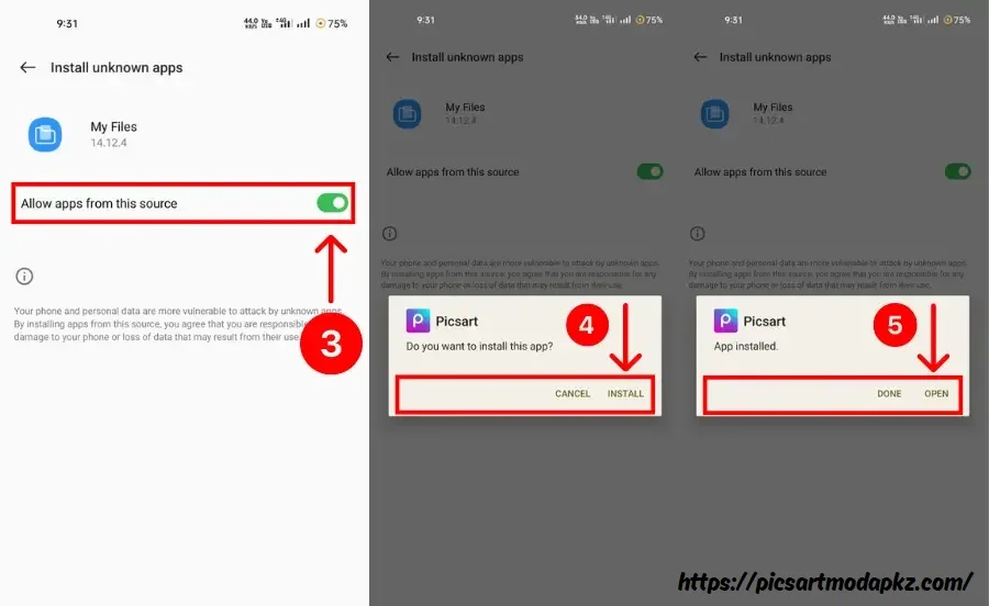 How to Install and Download PicsArt MOD APK